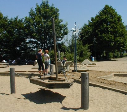 Wasserspielplatz Innenhafen Duisburg Darstellung 2